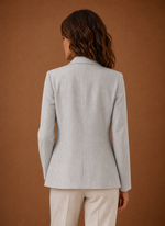 Women's Tailored Blazer - Single-Button Long-Sleeve Jacket | Areleon
