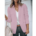 Jacqueline Casual Open-Front Office Blazer