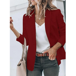 Jacqueline Casual Open-Front Office Blazer