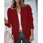 Jacqueline Casual Open-Front Office Blazer