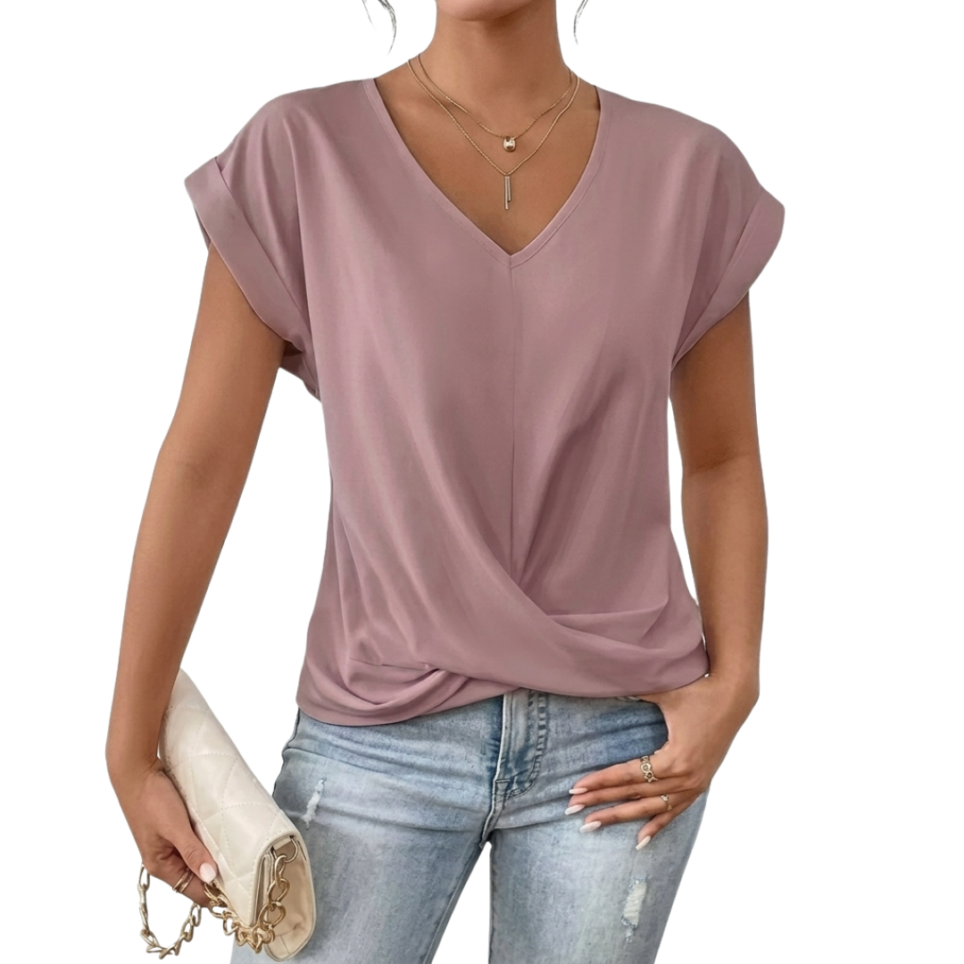 Damen Bluse Kurzarm, women's blouse – view 2
