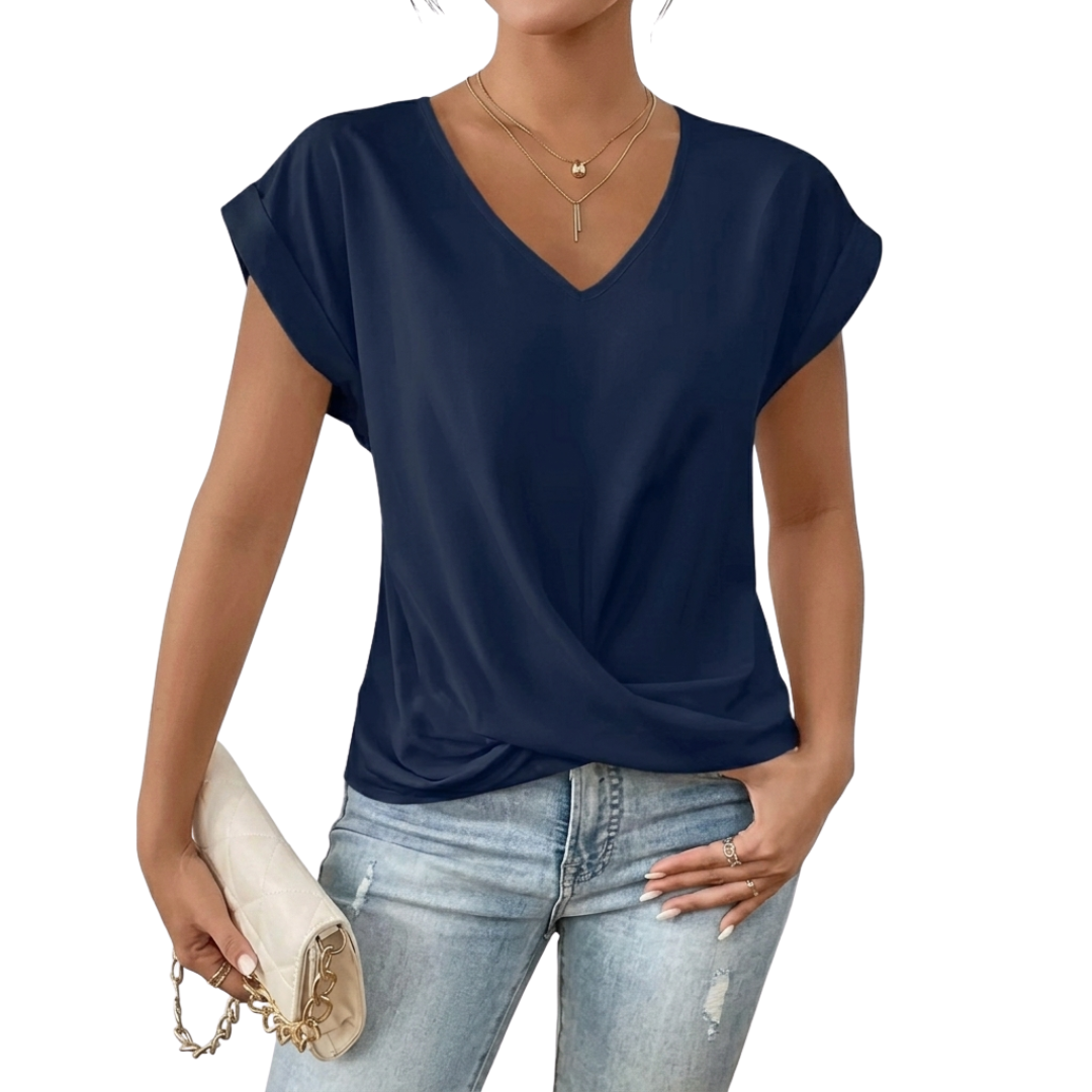 Damen Bluse Kurzarm, women's blouse – view 3
