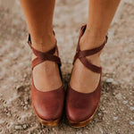 Julia Closed Toe Wedge Heels