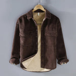 Peter Corduroy Button-Front Jacket