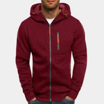 Karl Casual Zip-Up Hoodie