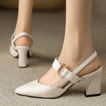 Hanna Block Heel Mary Jane Pumps
