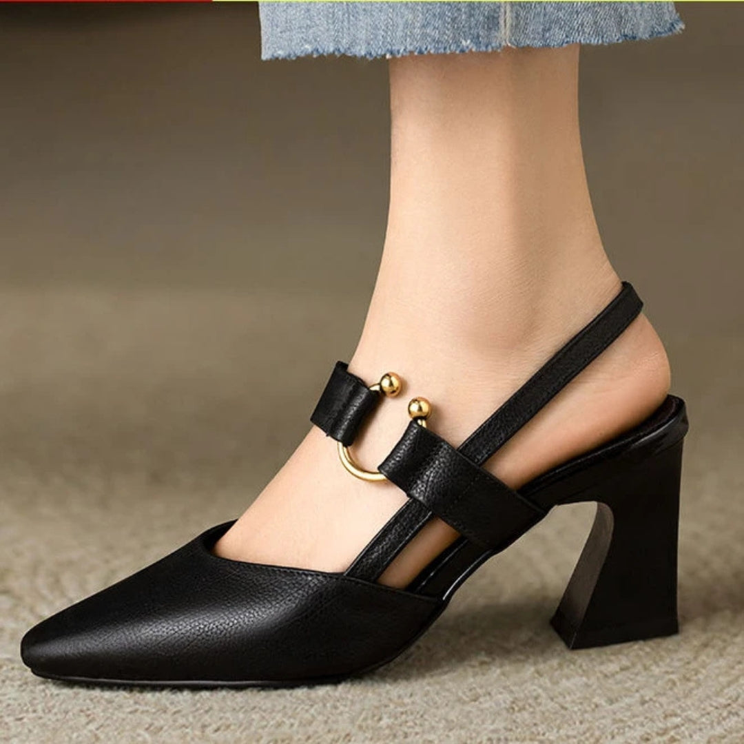 Hanna Block Heel Mary Jane Pumps