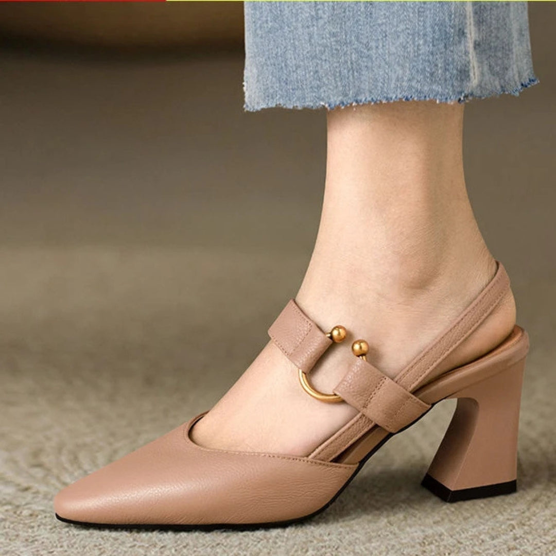 Hanna Block Heel Mary Jane Pumps