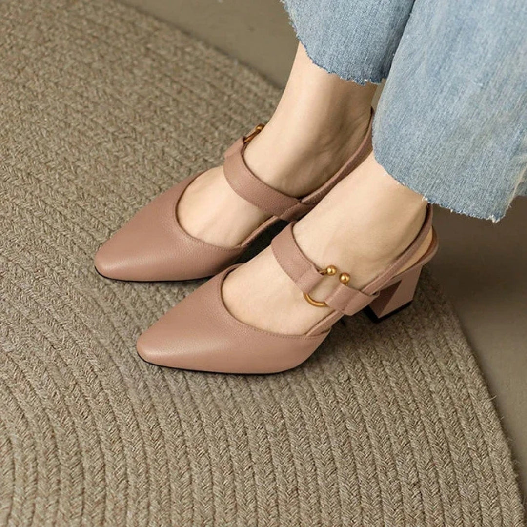Hanna Block Heel Mary Jane Pumps