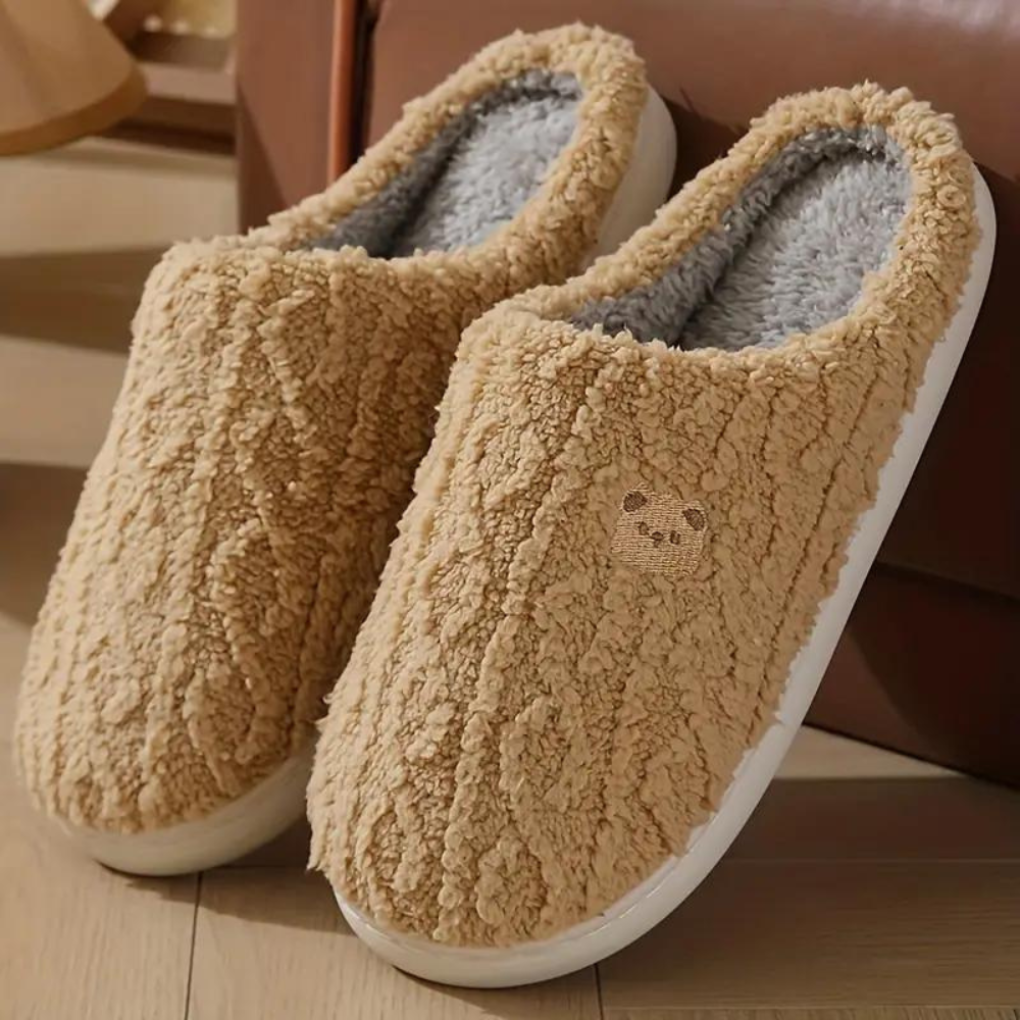 Maria Cozy Plush House Slippers
