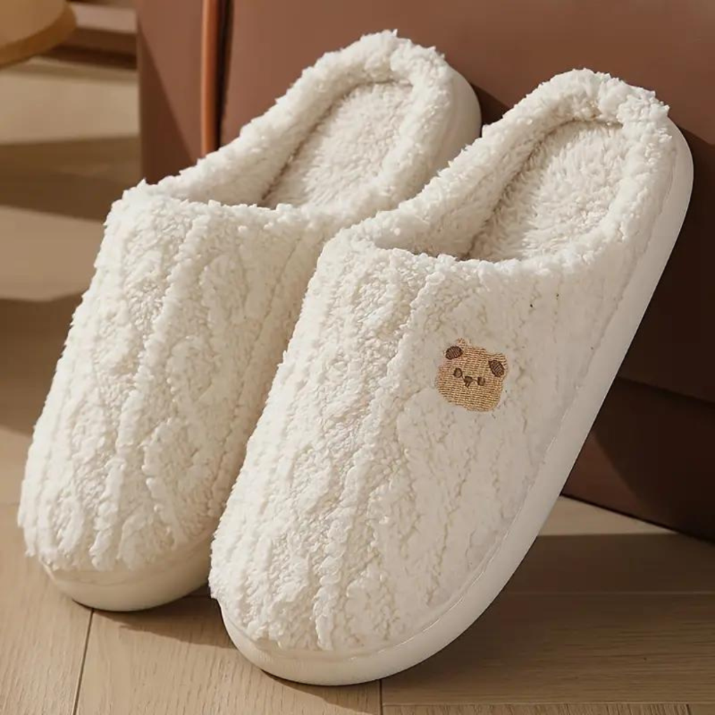 Maria Cozy Plush House Slippers