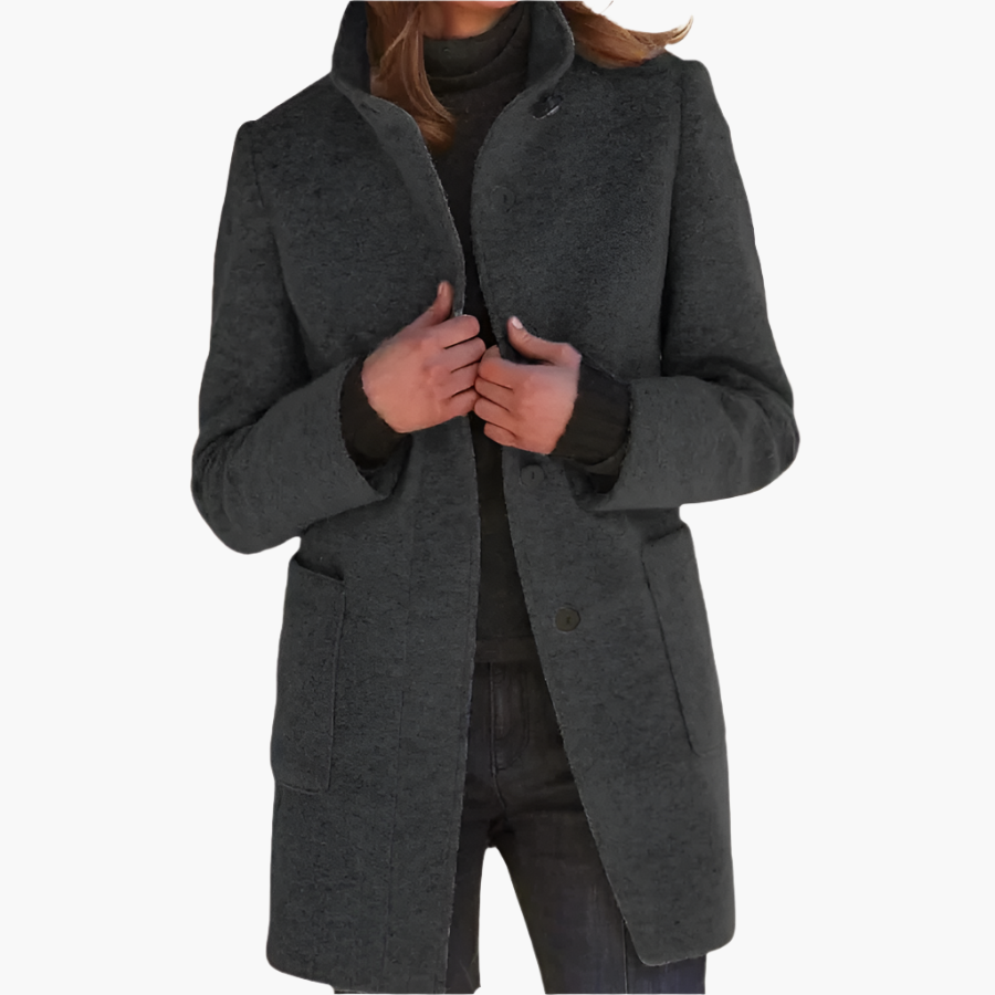 Jessica Long-Sleeve Classic Winter Coat