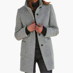 Jessica Long-Sleeve Classic Winter Coat
