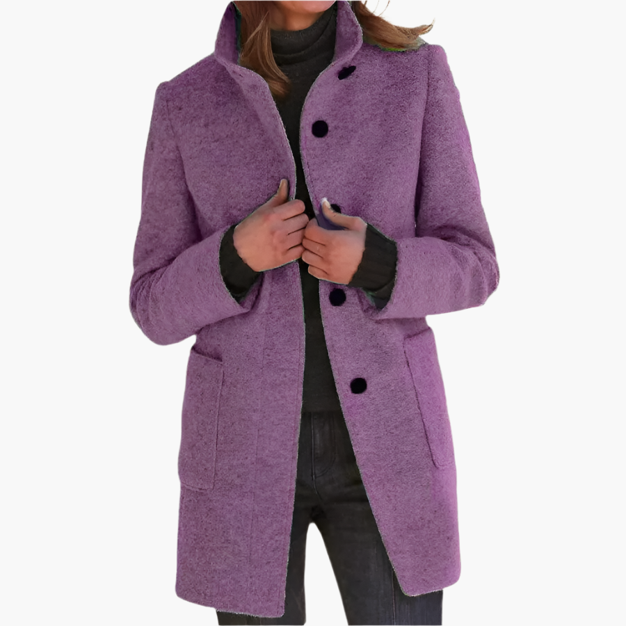 Jessica Long-Sleeve Classic Winter Coat