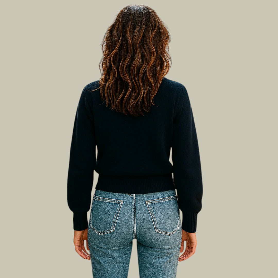 Marion Merino Wool V-Neck Cardigan