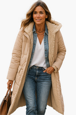 Angela Hooded Longline Puffer Jacket