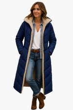 Angela Hooded Longline Puffer Jacket