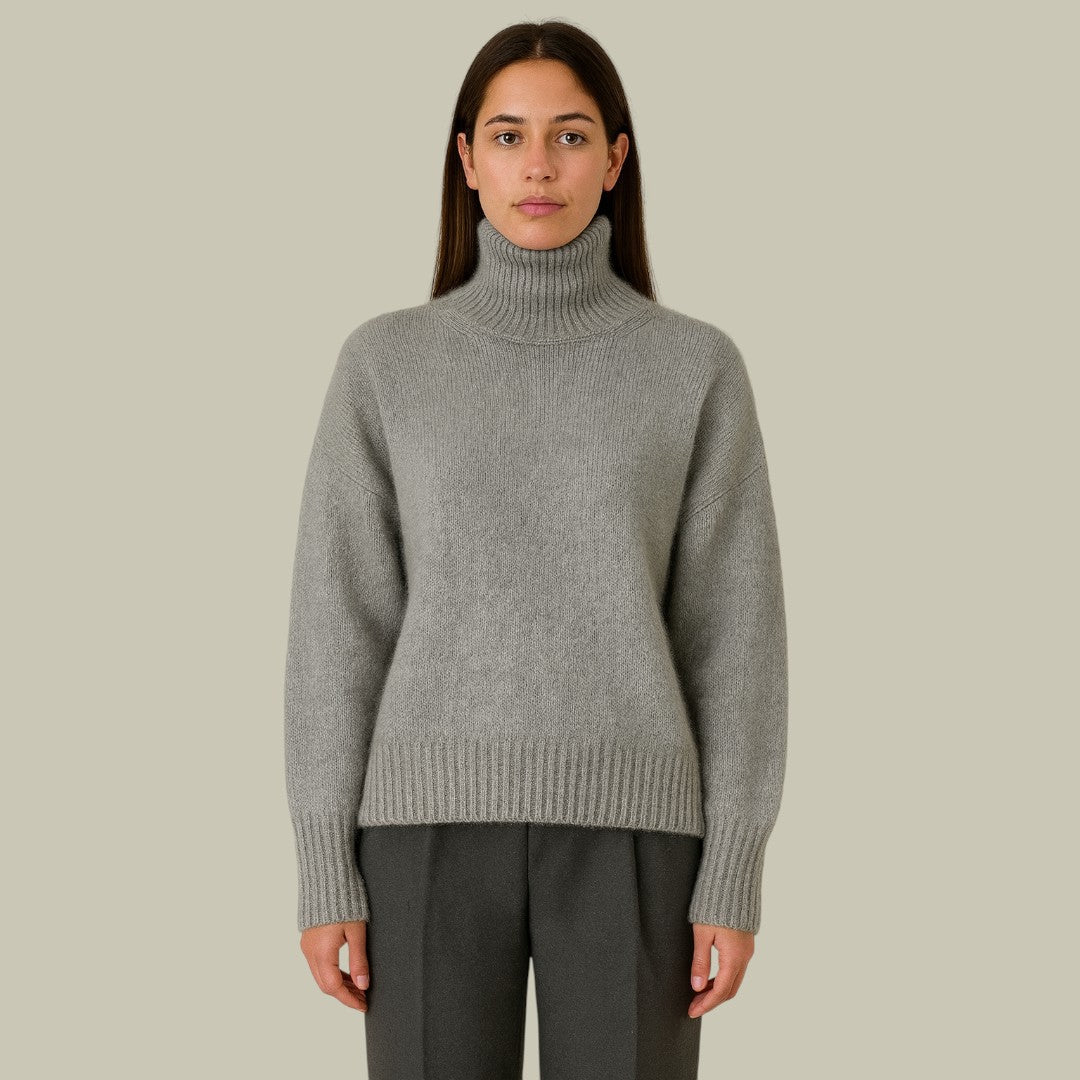 Martina Merino Wool Turtleneck Sweater