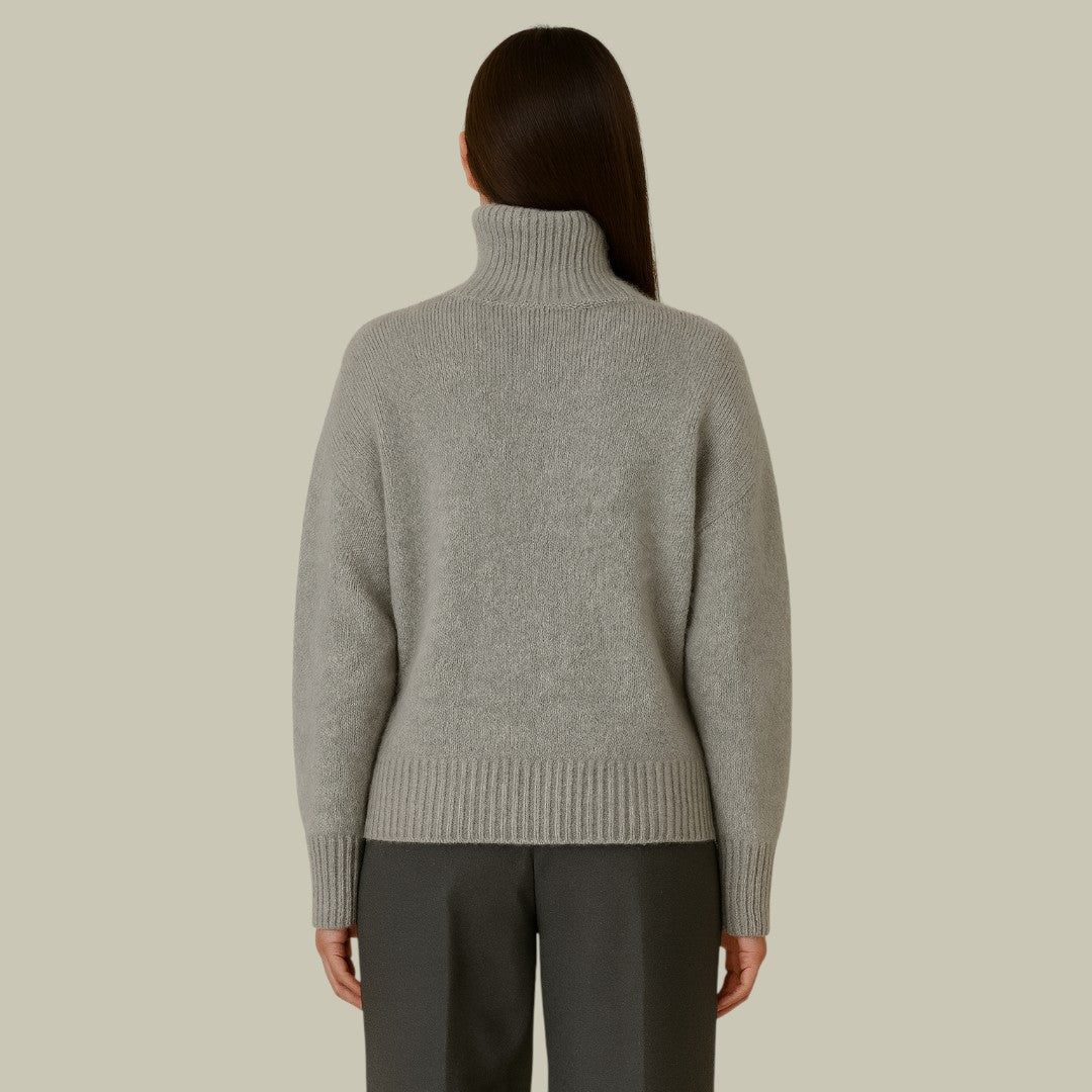 Martina Merino Wool Turtleneck Sweater