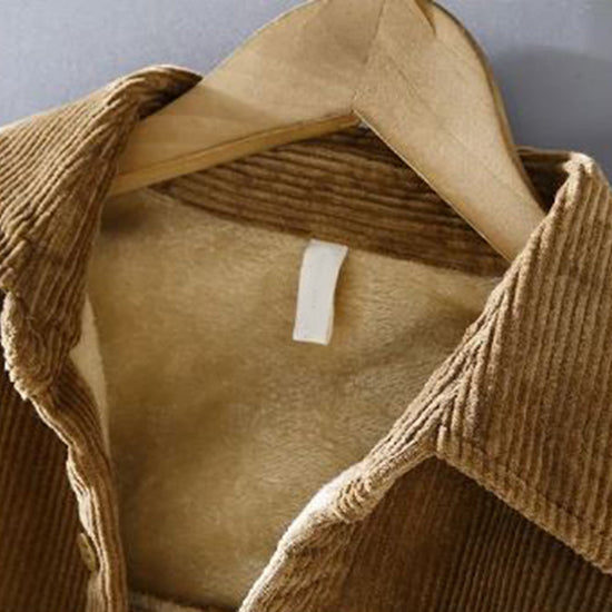 Peter Corduroy Button-Front Jacket