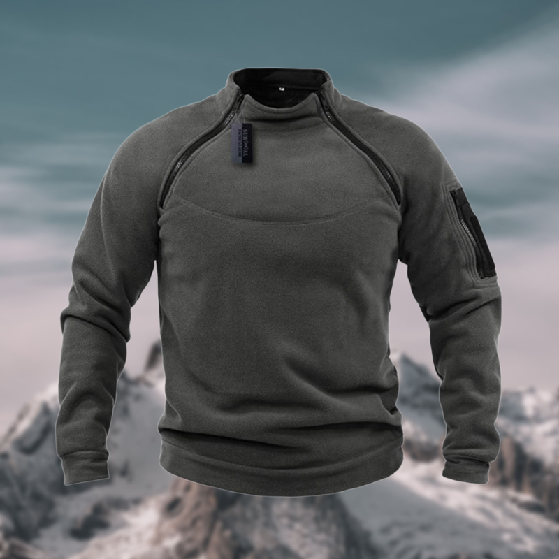 Friedrich Quarter-Zip Mock Neck Sweater