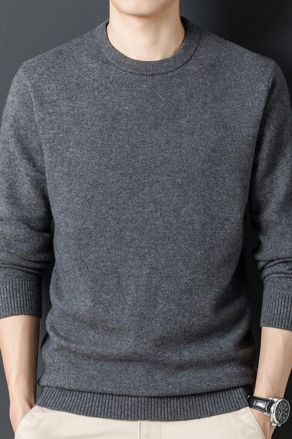 Edgar Warm Casual Long-Sleeve Sweater