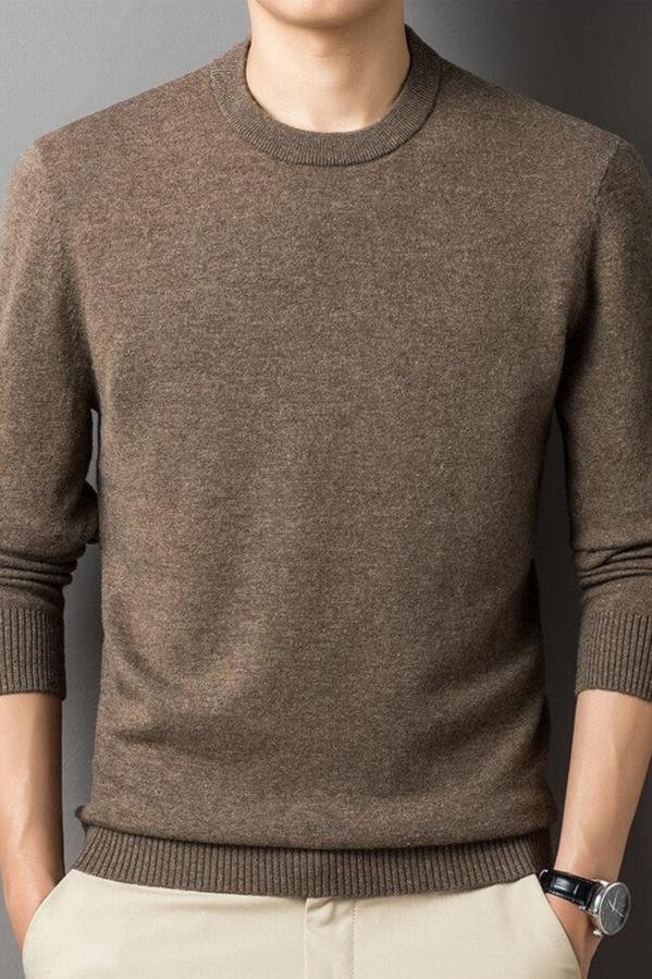 Edgar Warm Casual Long-Sleeve Sweater