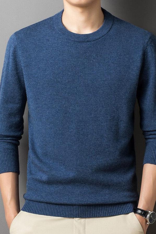 Edgar Warm Casual Long-Sleeve Sweater