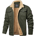 Richard Button-Front Fleece Jacket