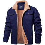 Richard Button-Front Fleece Jacket