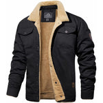 Richard Button-Front Fleece Jacket