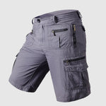 Dominic Multi-Pocket Zip Cargo Shorts