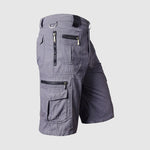 Dominic Multi-Pocket Zip Cargo Shorts