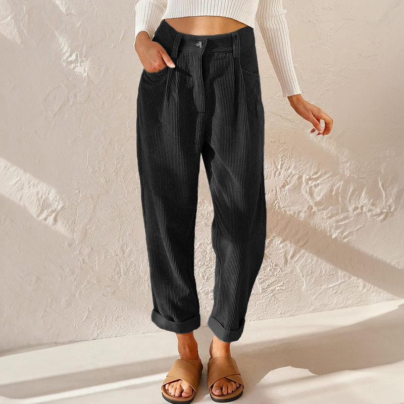 Stefanie High-Waist Wide Leg Pants
