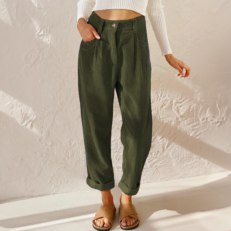 Kerstin High-Waist Wide-Leg Summer Pants