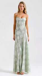 Daniela Bustier Wedding Guest Maxi Dress