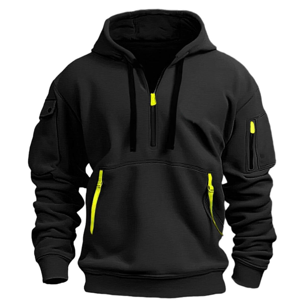 Samuel Casual Zip-Pocket Hoodie