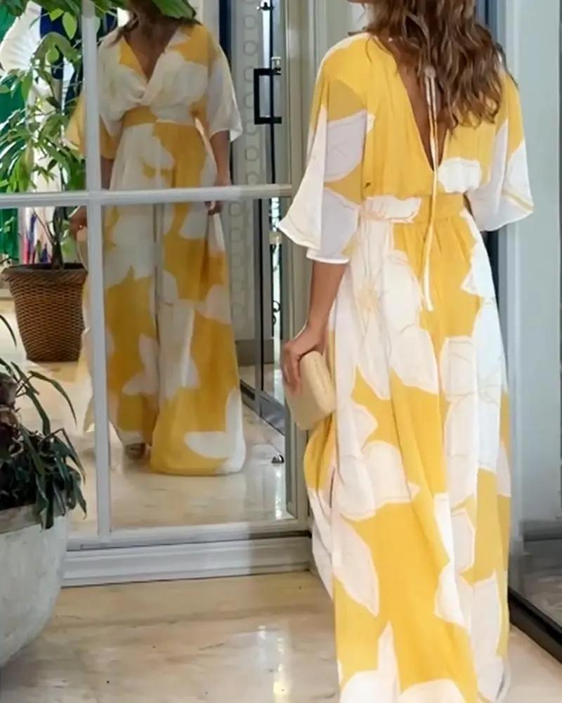 Demi | Lightweight Floral Maxi Dress
