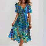 Floral Flowing Midi Dress