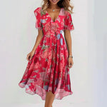 Floral Flowing Midi Dress