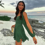 Sabine Puff Sleeve Summer Mini Dress