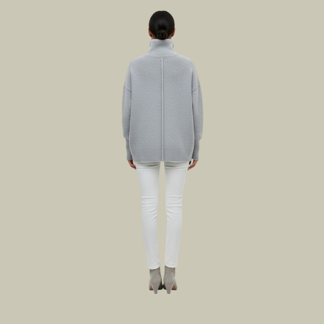 Stefanie Relaxed Fit Turtleneck Sweater