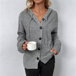 Gudrun Button Front Casual Cardigan