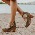 Julia Closed Toe Wedge Heels