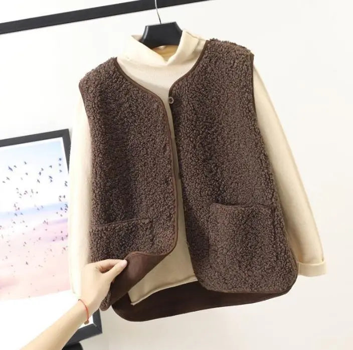 Andrea Cozy Sleeveless Winter Vest