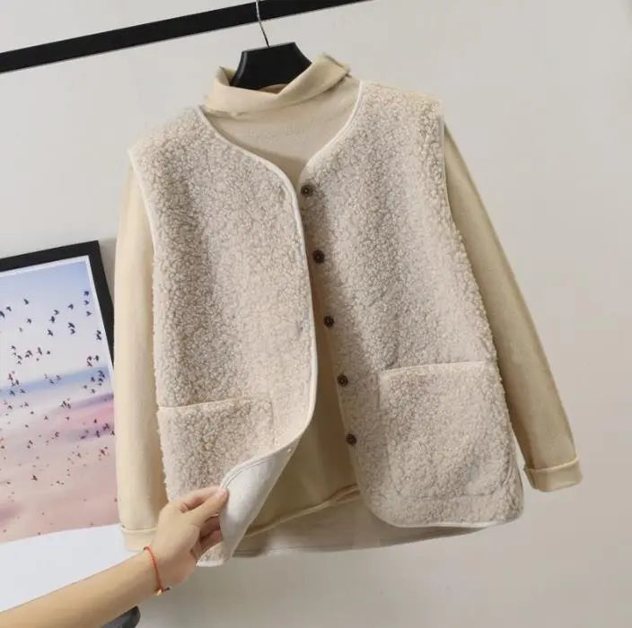 Andrea Cozy Sleeveless Winter Vest