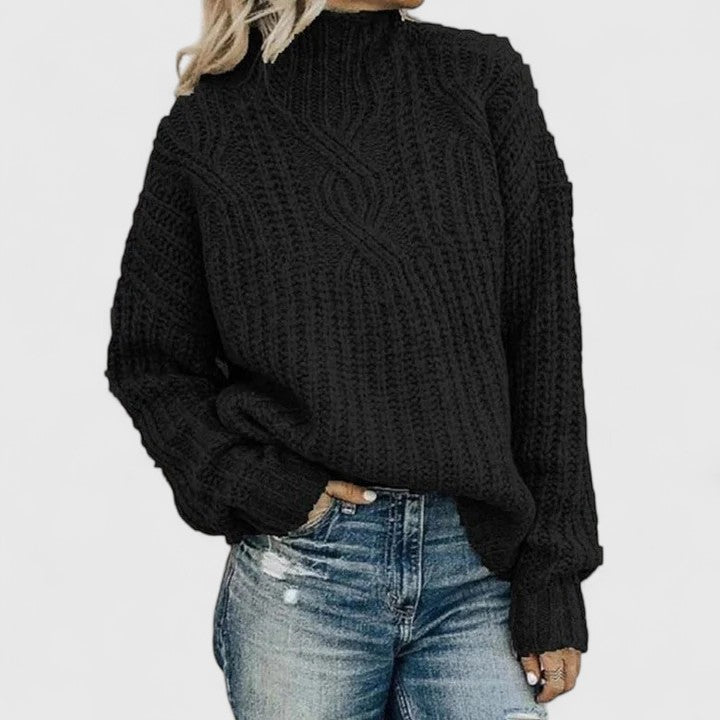 Andreas Ribbed Long-Sleeve Winter Sweater