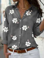Johanna Floral Long-Sleeve Button-Up Shirt