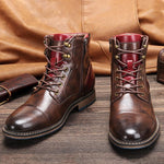 Elias Casual Lace-Up Ankle Boots