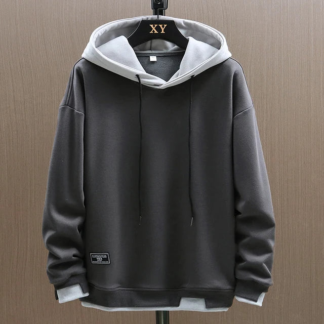 Jens Two-Tone Pullover Hoodie